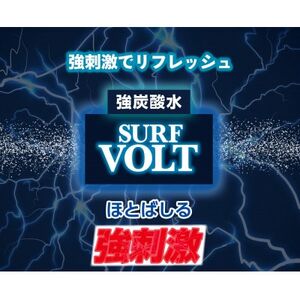 【毎月定期便】サーフVOLT(ボルト)強炭酸水レモン500ml×24本 1ケース 国産炭酸水 全3回【4050652】