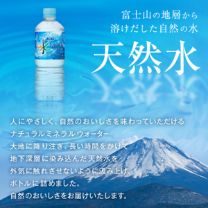 アサヒ「おいしい水」 天然水 富士山 600ml 1箱(24本入り)軟水 ペットボトル 飲料水　防災【1501643】