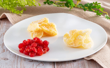 やまなし半生ドライフルーツ食べ比べ3種セット(もも/サクランボ/りんご)485g【1515244】