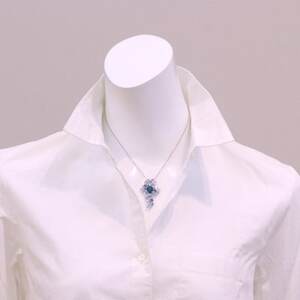 K18WGロンドンブルー マルチカラー ペンダント【配送不可地域：沖縄県】【1383665】