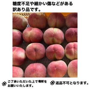 2026年 先行受付【訳あり】桃 2kg以上【配送不可地域：離島】【1630610】
