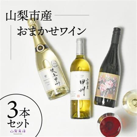 山梨市産推奨ワイン　3本セット【1631253】