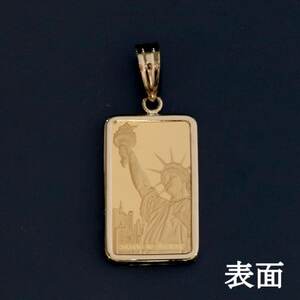 K24純金リバティ【2グラム】ペンダントヘッド【配送不可地域：沖縄県】【1665301】