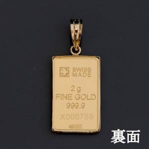 K24純金リバティ【2グラム】ペンダントヘッド【配送不可地域：沖縄県】【1665301】