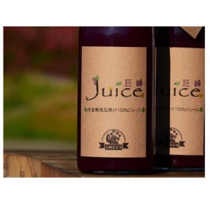 ぶどうジュース 山賊ぶどう 巨峰 100% ストレートジュース 720ml 2本 セット【1277598】