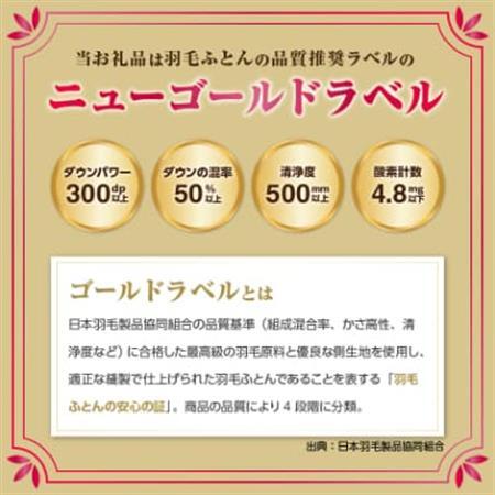 甲州羽毛ふとん洗える羽毛肌掛けふとん(シングル)16【1297009】 甲州羽毛ふとん洗える羽毛肌掛けふとん(シングル)16【1297009】