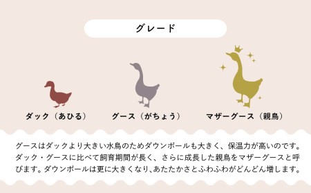 羽毛布団【シングル】肌掛　ポーランド産ホワイトマザーグースダウン93％400gDP410【H-7】