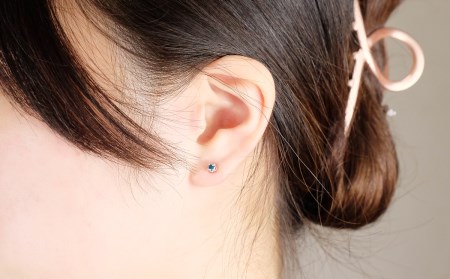 ブルーダイヤ ピアス 0.2ct E281BD-P【053-007】