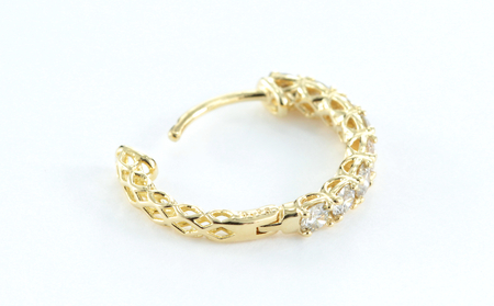 K18YG ダイヤモンド ピアス 0.50ct 17784B K18 DIA PE