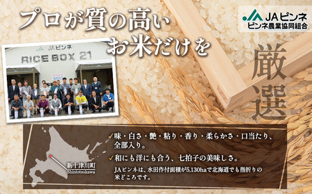 【令和7年度産】食味ランキング「特A」ななつぼし玄米定期便(15kg×6回)【隔月でお届け】【1101105】