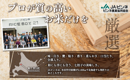 【令和7年度産】 食味ランキング「特A」ななつぼし精米定期便 (10ｋｇ×12回)【1100905】
