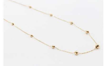 ネックレス K18 ミラーボール ステーション Islauth26 [slauth 山梨県 韮崎市 20743196] アクセサリー ネックレス ジュエリー シンプル おしゃれ プレゼント ギフト 贈りもの 贈答