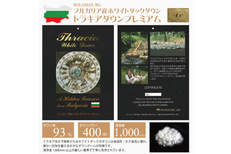 【冬用】羽毛布団 シングル 本掛け 蓄熱保温生地  (サーモウォーム 青)｜[川村羽毛 山梨県 韮崎市 20743626]