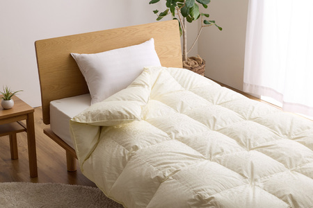 【冬用】最高級 軽量 羽毛布団 セミダブル 本掛け ｜[川村羽毛 山梨県 韮崎市 20742565]