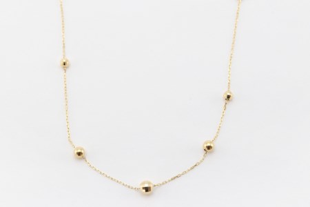 ネックレス K18 ミラーボール ステーション Islauth31 [slauth 山梨県 韮崎市 20743200] アクセサリー ネックレス ジュエリー シンプル おしゃれ プレゼント ギフト 贈りもの 贈答