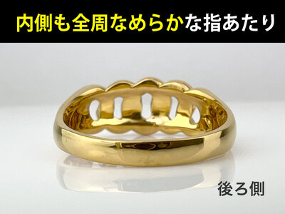 5-210 純金(Ｋ２４)製 喜平リングCタイプ ALPBK089