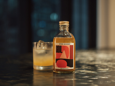 南アルプス市の大人の夜のジンジャーシロップ２本セット（ビビットジンジャー/ピンクバブルプラムジンジャー）　ALPDR002