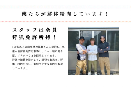 山梨県産 天然鹿カツ 冷凍パック ALPDW021