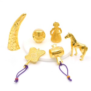 純金(Ｋ24)製 縁起物6点セット ALPBK152