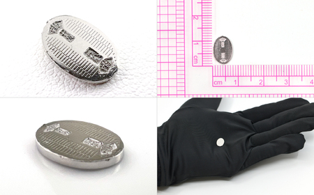 純プラチナ製(Pt999) 開運ミニ小判 レプリカ SSサイズ ALPER013