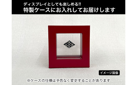 純プラチナ製(Pt999) 風林火山 菱紋プレート ALPER022