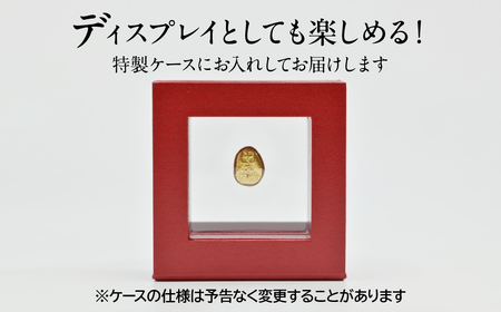 18金製(K18)甲州金レプリカ 武田氏時代の貨幣『露一両金』 ALPER038