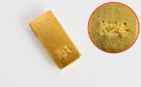 【置物】純金製(Ｋ２４) 富士山延べ棒0.5グラム ALPBK181