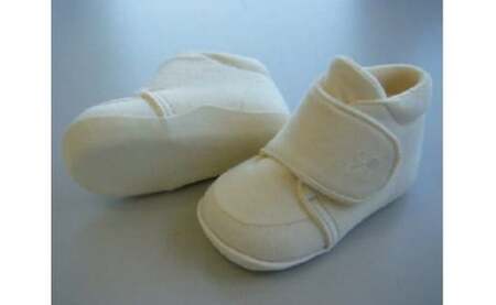 2-9-10 ファーストシューズ（ニット）／ベージュ ALPDA008