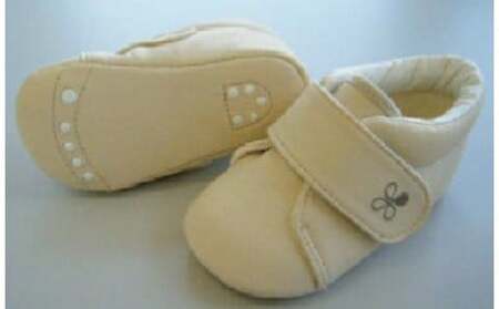 2-9-13 ファーストシューズ（ルームシューズ）／ベージュ ALPDA011