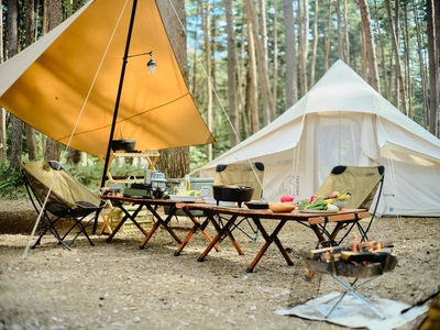 FOLKWOODVILLAGE 手ぶらでキャンプ体験チケット（２名様用） 宿泊券 キャンプ体験 1泊 チケット 2名様 FOLKWOOD VILLAGE 八ヶ岳 手ぶら 自然 初心者 複合施設 体験