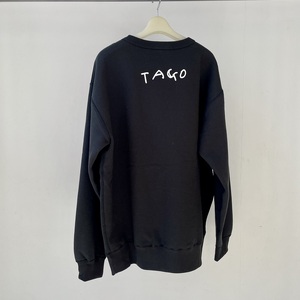 TAGO SWEATSHIRT【Sサイズ／BLACK】