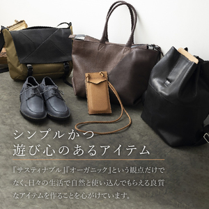 MESSENGER（鹿革メッセンジャーバッグ）BK× BK（ブラック×ブラック）