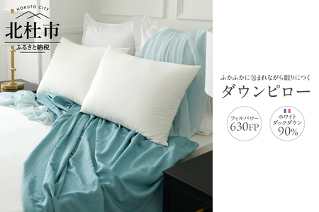 630FPダウンピロー（フランス産ホワイトダックダウン使用）