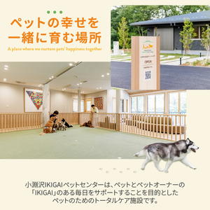 小淵沢IKIGAIペットセンターご利用券（9,000円分）ペットセンター ご利用券 9,000円分 チケット 小淵沢IKIGAI トータルケア施設 動物病院 介護ケア 老犬介護ケア ペットホテル トリミング ワンちゃん ネコちゃん ペット 健康 山梨県 北杜市 八ヶ岳高原