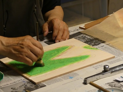 藤田泉オリジナル版画【北杜の宴シリーズ】-刻(とき)の宴-　オリジナル版画 北杜の宴シリーズ 刻(とき)の宴 北杜の彩り世界 木版画 版画 美術 芸術 アート インテリア 藤田泉 Zum ORIGINAL ギフト 贈り物 山梨県 北杜市