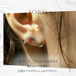 K10 DRIP ダイヤモンド ピアス【K10WG】 ピアス ダイヤ アクセサリー ジュエリー レディース ホワイトゴールド WG K10 ダイヤモンド 鑑別書付 保証書付 ジュエリーケース付 ギフト プレゼント 贈り物