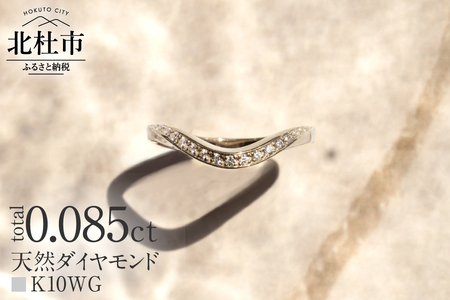 K10 DRIP ダイヤモンド リング【K10WG】 リング 指輪 ダイヤ アクセサリー ジュエリー レディース ホワイトゴールド WG K10 天然ダイヤモンド 鑑別書付 保証書付 ジュエリーケース付 ギフト プレゼント 贈り物 [h170]