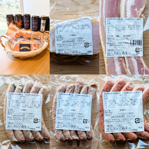 うちゅうブルーイング クラフトビール6本と名水百選で知られる白州の手作りソーセージ5種セット  ソーセージ ウインナー ベーコン ハム 詰め合わせ セット 350ml 宇宙ビール シポラタウインナー 大葉ソーセージ 野沢菜ソーセージ ソフトベーコン カスラハム 食べ比べ 飲み比べ