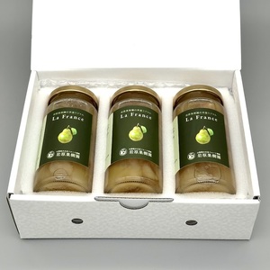 岩原果樹園のラ・フランスジャム 150ml×3本セット ジャム セット 手づくりジャム ラ・フランス 西洋梨 果実 果肉 贈り物 ギフト 保存料・着色料不使用 山梨県 北杜市