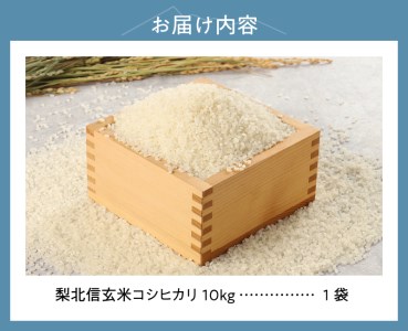 【令和5年度米】梨北信玄米コシヒカリ 10kg