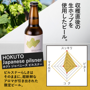 【11-12月発送】季節限定ビール「HOKUTO」6本 ビール 酒 清里 限定醸造 萌木の村ROCK クラフトビール タッチダウン 八ヶ岳 330ml 6本 季節限定ビール「HOKUTO」カイコガネホップ 生ホップ 柑橘香 ギフト 【11-12月発送】