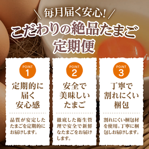 【6ヶ月定期便】金賞受賞 明野のたまご50個 　知事賞 明野 卵 鶏卵 定期便 6ヶ月 M～Lサイズ 山梨県 北杜市産