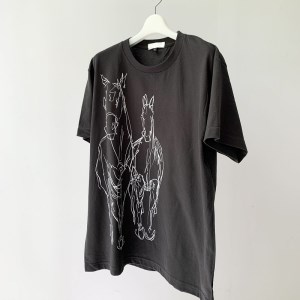 HORSE T-SHIRT【XLサイズ／WHITE】