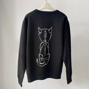 CAT SWEATSHIRT【Mサイズ／BLACK】