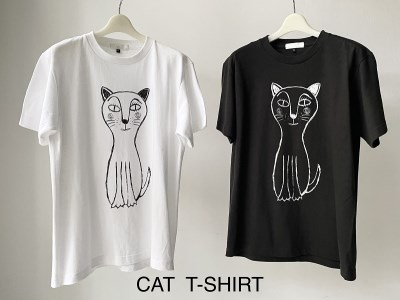 CAT T-SHIRT【XLサイズ／WHITE】 | 山梨県北杜市 | ふるさと納税サイト