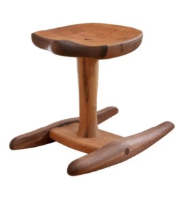 ほくとのクラフト』いっぴん工房手作り木工家具 ゆらゆらスツール 椅子