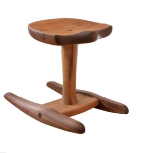 ほくとのクラフト』いっぴん工房手作り木工家具 ゆらゆらスツール 椅子