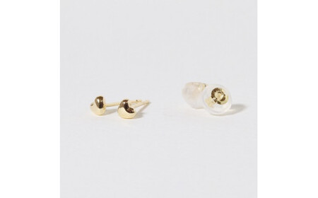 K18 3㎜ ハートピアス 山梨 ピアス シンプルピアス K18 イエローゴールド ホワイトゴールド ピンクゴールド ジュエリー アクセサリー 山梨県 甲斐市 BQ-34
