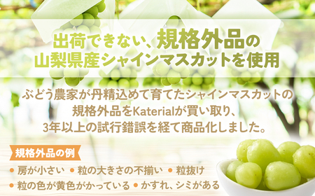 サントリー登美の丘ワイナリー〈SUNTORY FROM FARM　甲州　日本の白&SDGs ドライシャインマスカット 詰め合わせ〉 山梨シャインマスカット