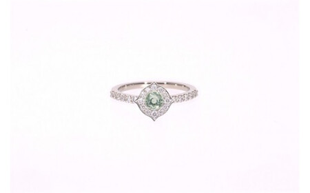 Pt999 プラチナ グリーン 非加熱 サファイア ダイヤモンド リング 指輪 ジュエリー アクセサリー 人気 おすすめ レディース 非加熱サファイア 0.6ct ダイヤ 0.26ct カラット ナチュラル 山梨県 甲斐市 AQ-183 SJ-91